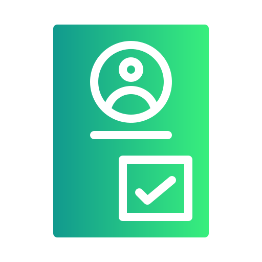 Candidate Generic gradient fill icon