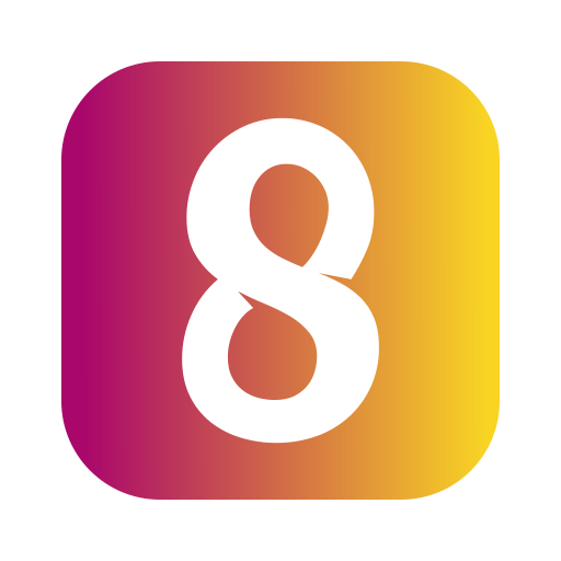 8 Generic gradient fill icona