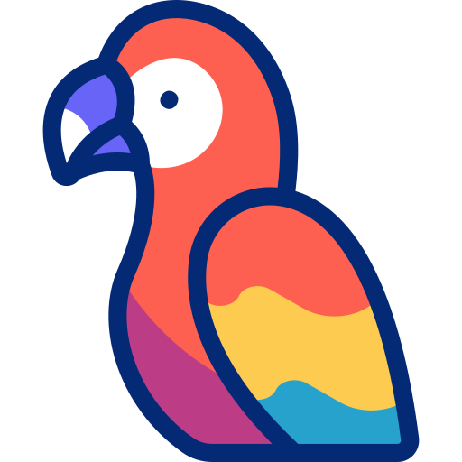 papuga Basic Accent Lineal Color ikona