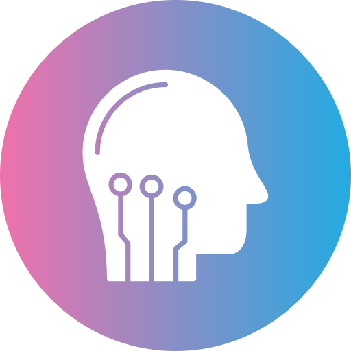 Artificial intelligence Generic gradient fill icon