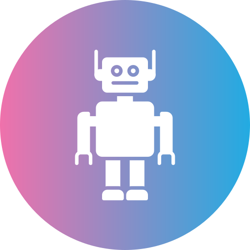 robot Generic gradient fill icoon