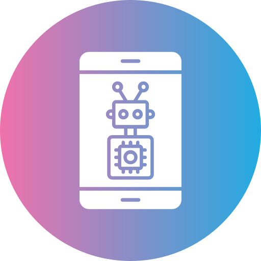 Robot assistant Generic gradient fill icon