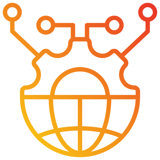 국제적인 Generic gradient outline icon