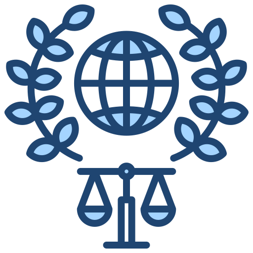 International law Generic color lineal-color icon