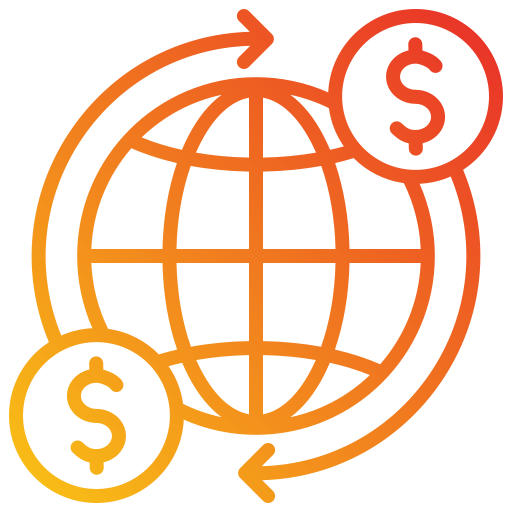 世界経済 Generic gradient outline icon