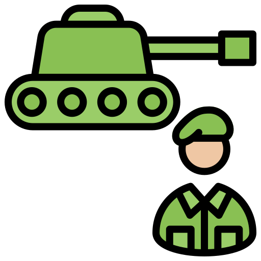 군대 Generic color lineal-color icon