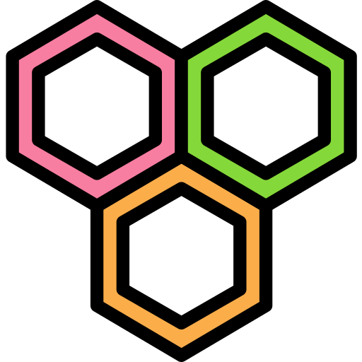 blockchain Darius Dan Lineal Color ikona