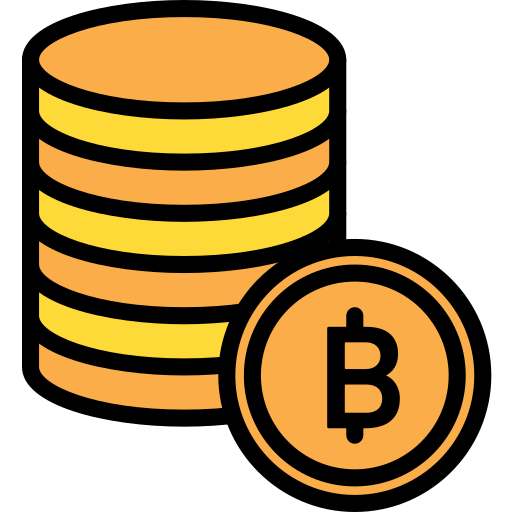 Bitcoin Darius Dan Lineal Color icon