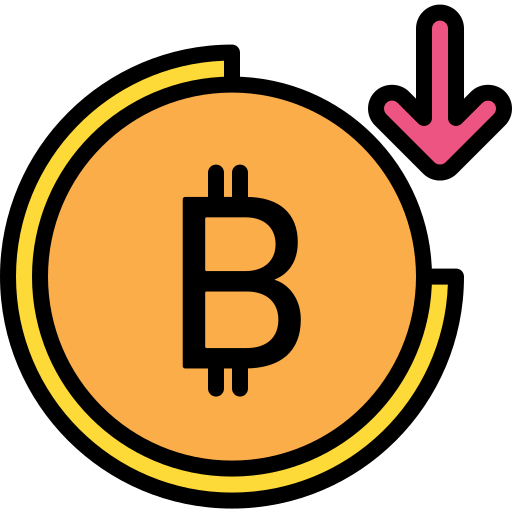 bitcoin Darius Dan Lineal Color icona