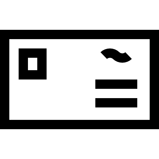 봉투 Basic Straight Lineal icon
