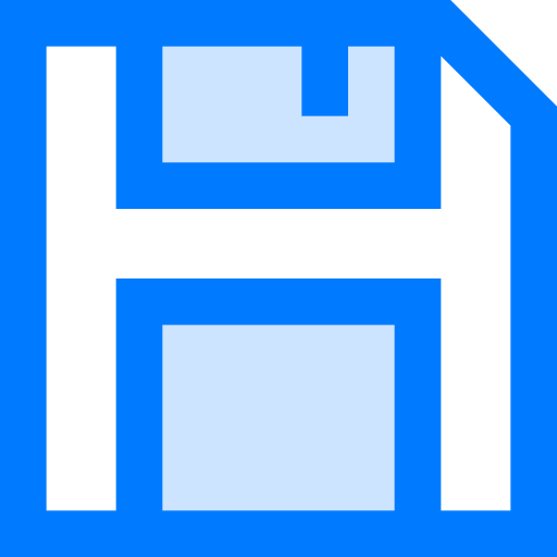 Diskette Vitaliy Gorbachev Blue icon