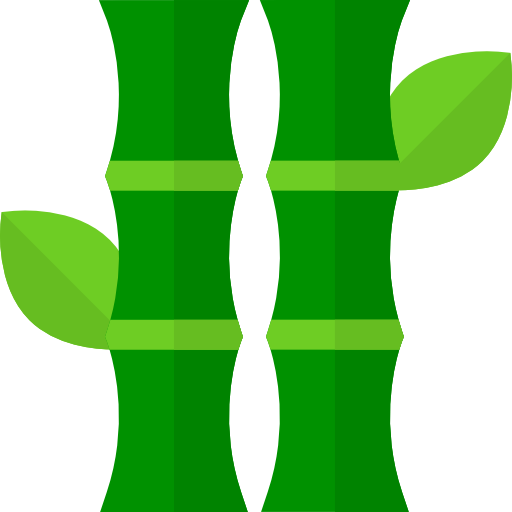 bambú Basic Straight Flat icono