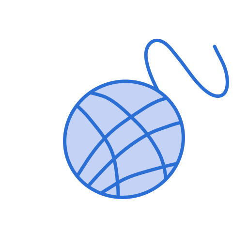 palla di filato Generic color lineal-color icona