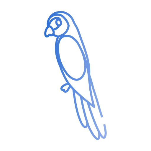 papagaio Generic gradient outline Ícone
