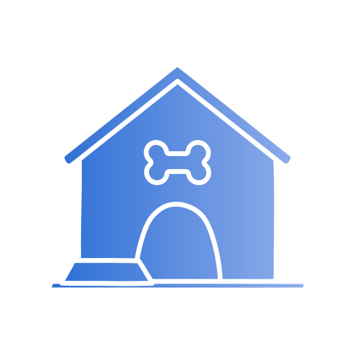 Dog house Generic gradient fill icon