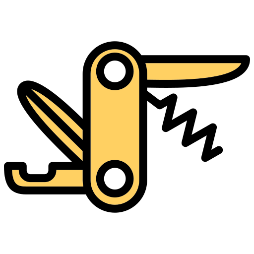Швейцарский армейский нож Generic color lineal-color иконка