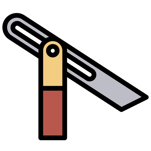 biseau Generic color lineal-color Icône