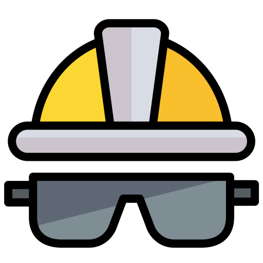 casque de sécurité Generic color lineal-color Icône
