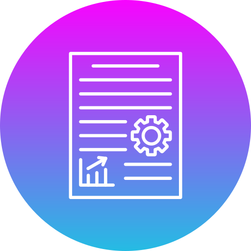 Project management Generic gradient fill icon