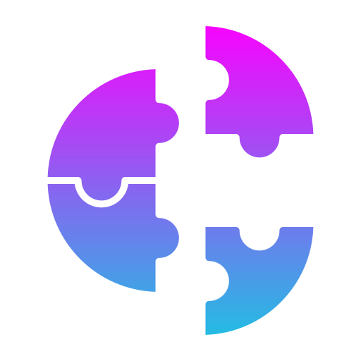 パズル Generic gradient fill icon