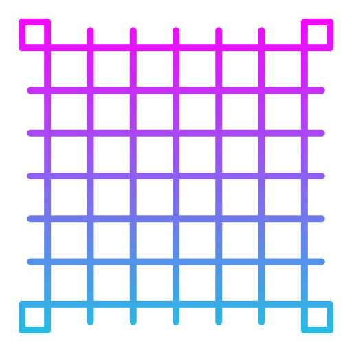 grille Generic gradient outline Icône