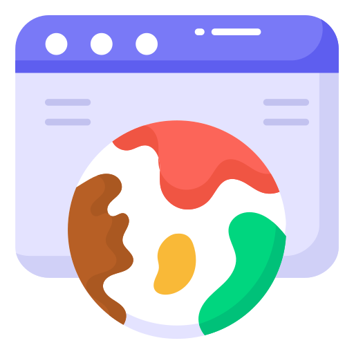 Global website Generic color fill icon