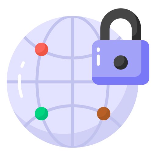 Secure network Generic color fill icon