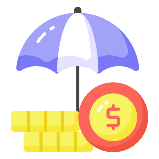 assicurazione finanziaria Generic color fill icona