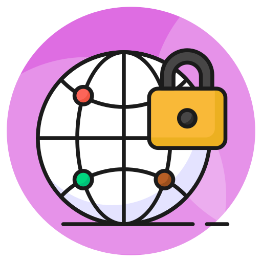 Secure network Generic color lineal-color icon
