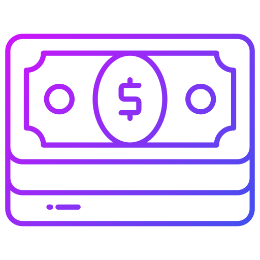 Currency note Generic gradient outline icon