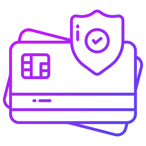 Atm card security Generic gradient outline icon