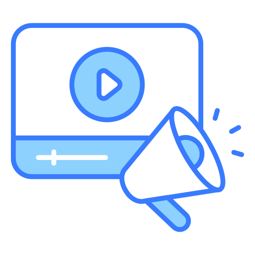 Video marketing Generic color lineal-color icon