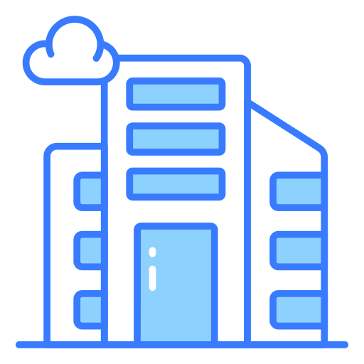 Office building Generic color lineal-color icon