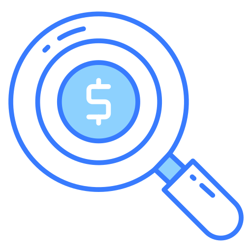 Financial search Generic color lineal-color icon