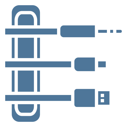 Cable management Generic color fill icon