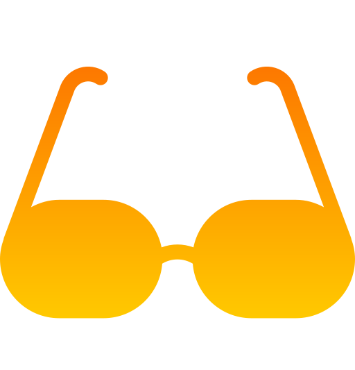 okulary słoneczne Generic gradient fill ikona