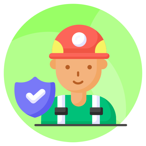 Safety at work Generic color fill icon