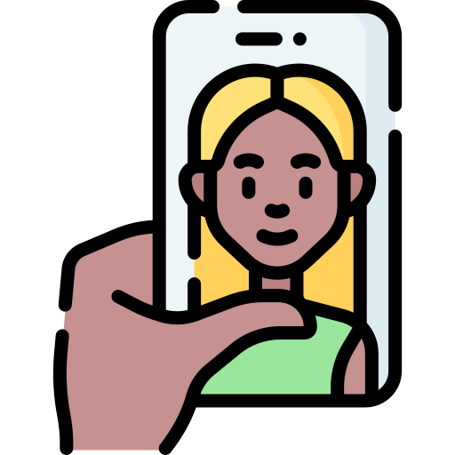 selfie Special Lineal color icon