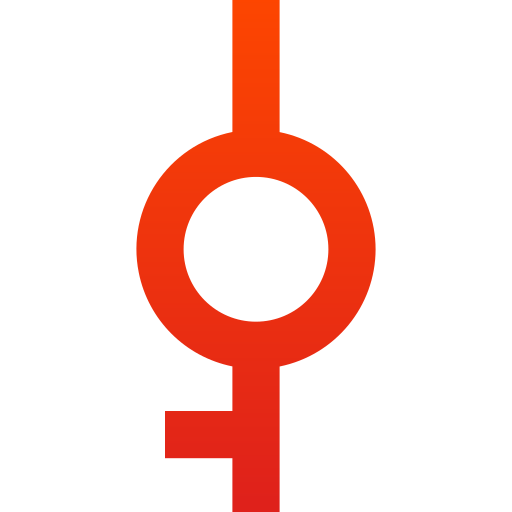 semigender Generic gradient outline icona