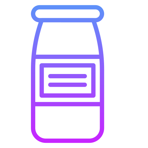 garrafa de leite Generic gradient outline Ícone