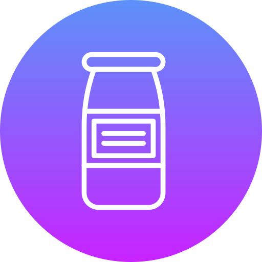 Milk bottle Generic gradient fill icon