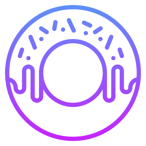 Donut Generic gradient outline icon