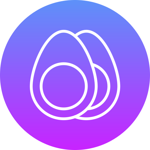 Boiled egg Generic gradient fill icon