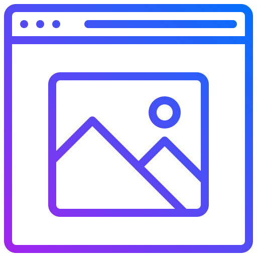 画像 Generic gradient outline icon