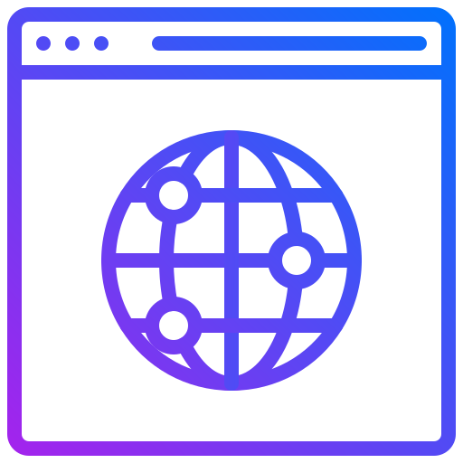 Global Generic gradient outline icon