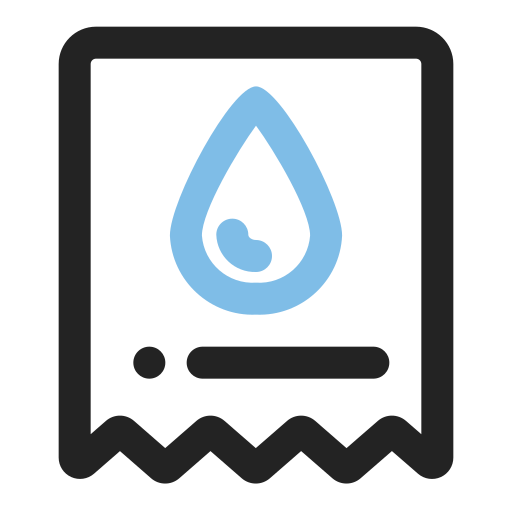Water bill Generic color outline icon