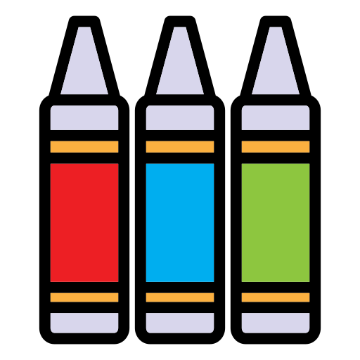 クレヨン Generic color lineal-color icon