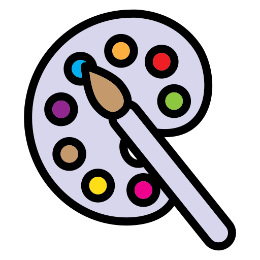 paleta farb Generic color lineal-color ikona