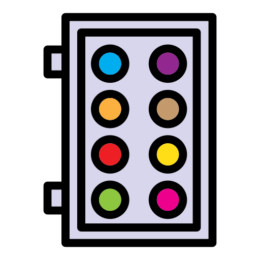水彩画 Generic color lineal-color icon