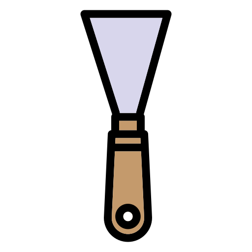cuchillo de paleta Generic color lineal-color icono